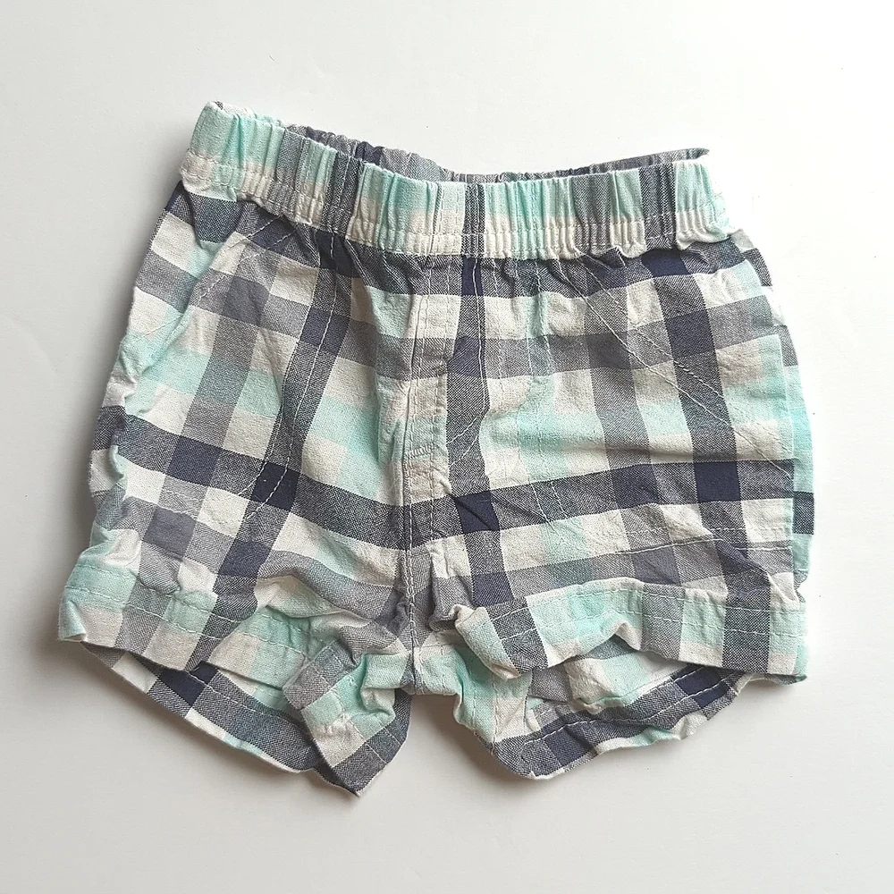 Carter's‎ Plaid Newborn Shorts